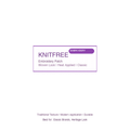 KnitFree Embroidery Patch Label — Classic Woven Texture, Heat Applied — Heat Transfer Label